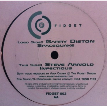 Barry Diston / Steve Arnold ‎– Spacequake / Infectious