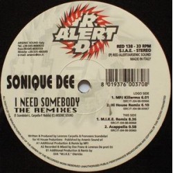 Sonique Dee ‎– I Need Somebody (The Remixes) 