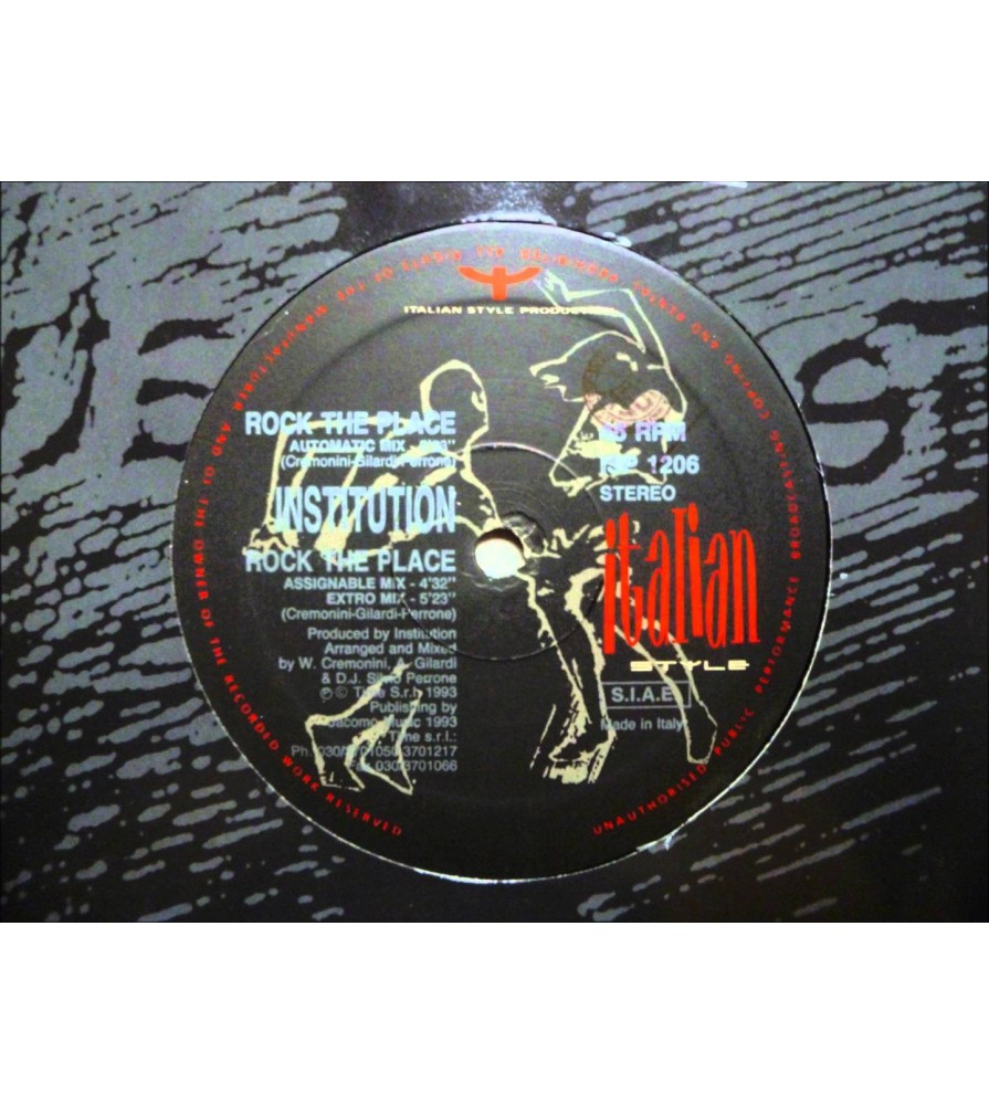 Institution ‎– Rock The Place 