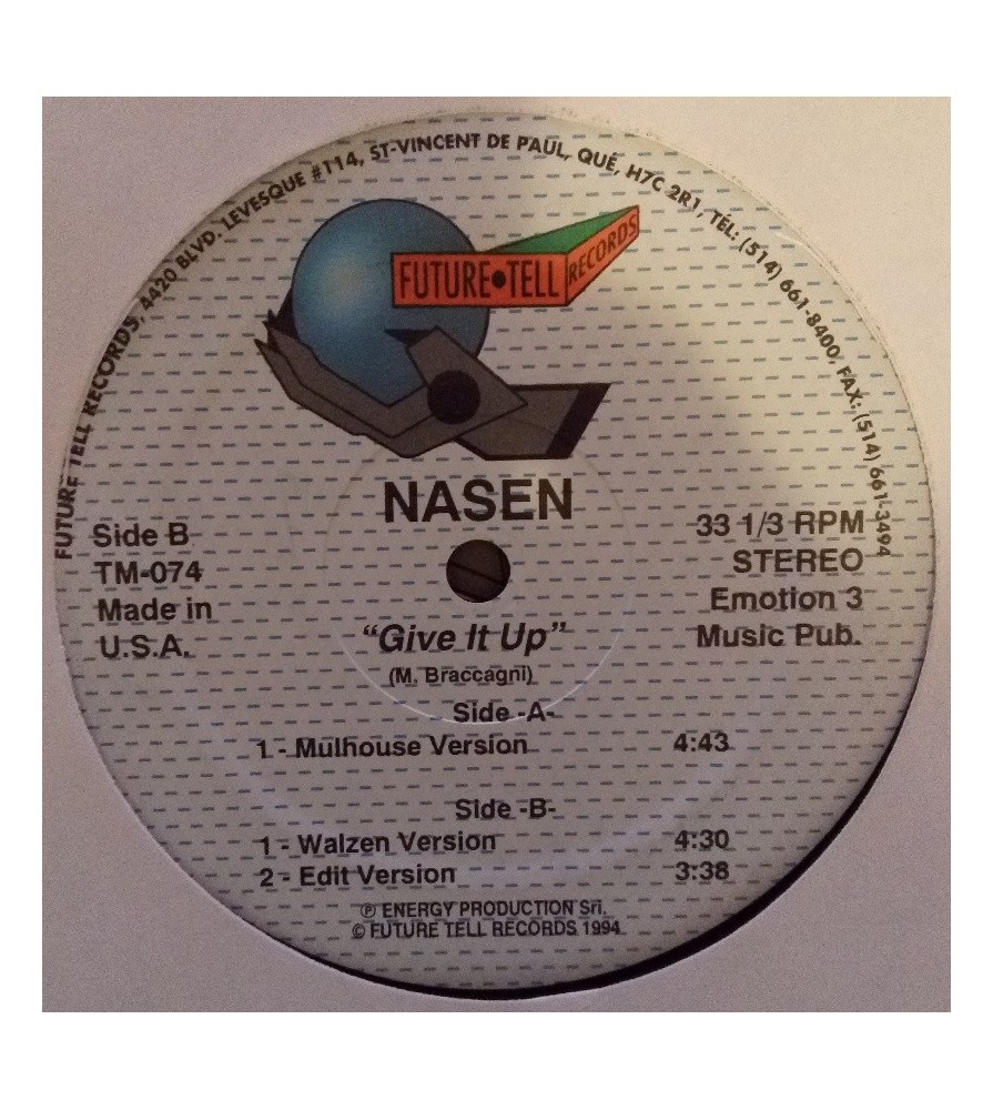 Nasen ‎– Give It Up