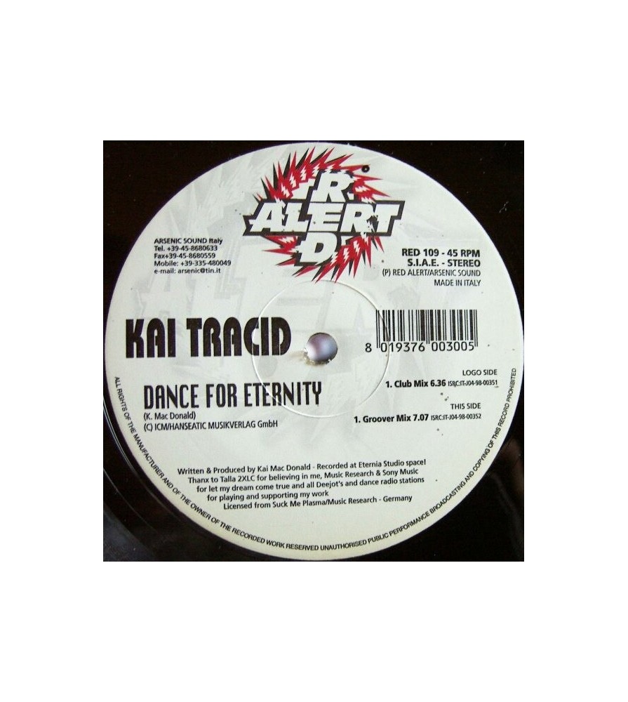 Kai Tracid – Dance For Eternity (TEMAZO¡¡ DISCO ORIGINAL IMPORT¡)