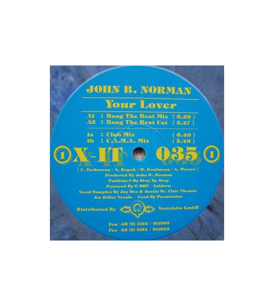  John B. Norman ‎– Your Lover 