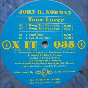  John B. Norman ‎– Your Lover 