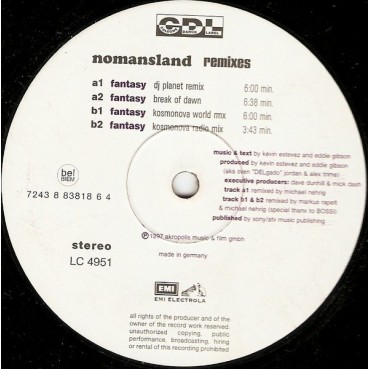 Nomansland ‎– Fantasy (Remixes) 