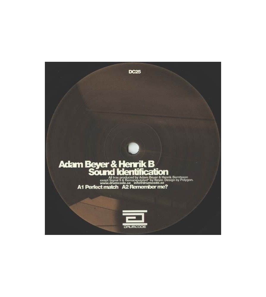 Adam Beyer & Henrik B ‎– Sound Identification 