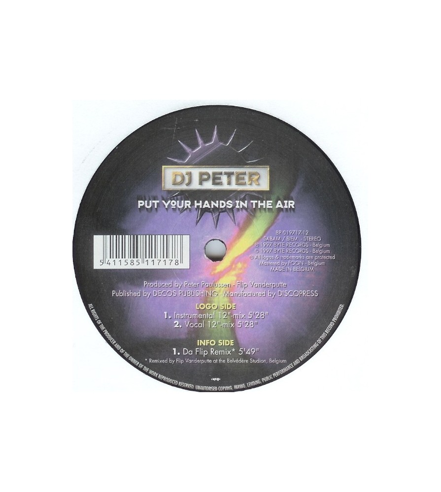 (RESERVADO)DJ Peter - Put Your Hands In The Air(TEMAZO CHOCOLATERO¡¡  NUEVO¡¡)