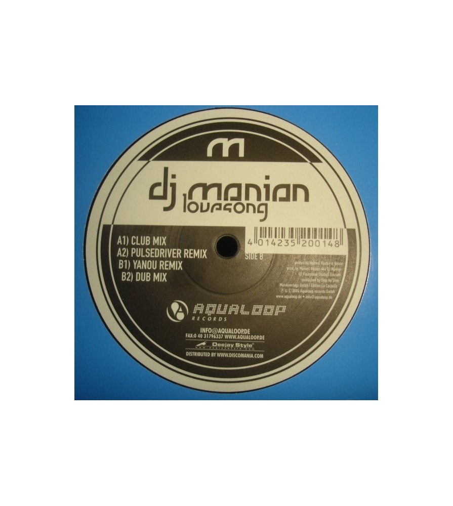 DJ Manian - Love Song(CANTADO CON REMIXES PULSEDRIVER & YANOU MUY BONITO)