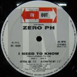 Zero PH ‎– I Need To Know