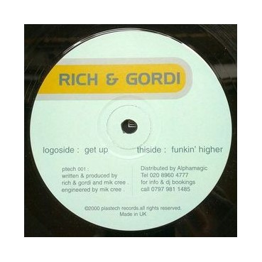 Rich & Gordi ‎– Get Up / Funkin' Higher 