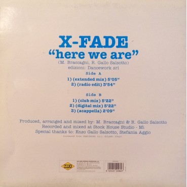 X-Fade ‎– Here We Are 