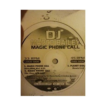 DJ Marco Bailey ‎– Magic Phone Call 