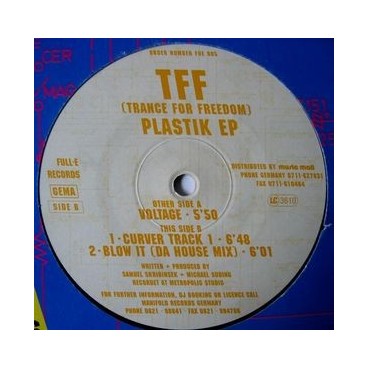 TFF ‎– Plastik EP 