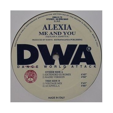 Alexia - Me And You 