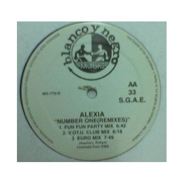 Alexia ‎– Number One (Remixes) 