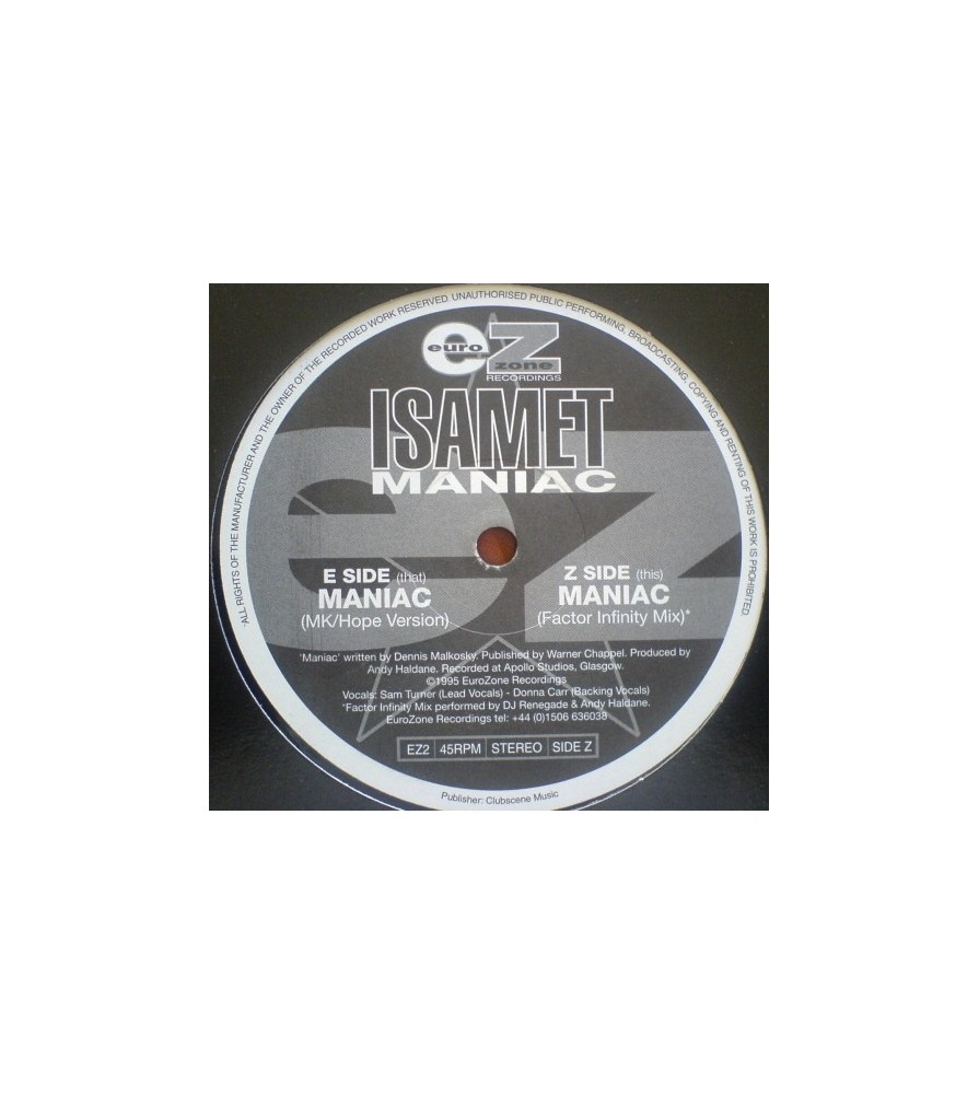 Isamet ‎– Maniac 