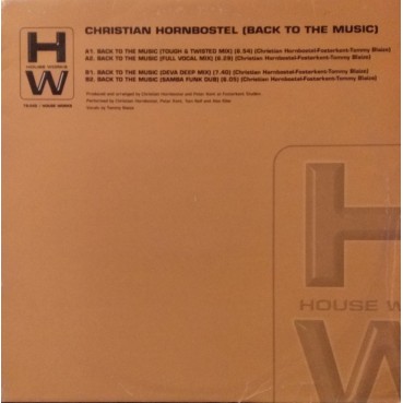 Christian Hornbostel ‎– Back To The Music 