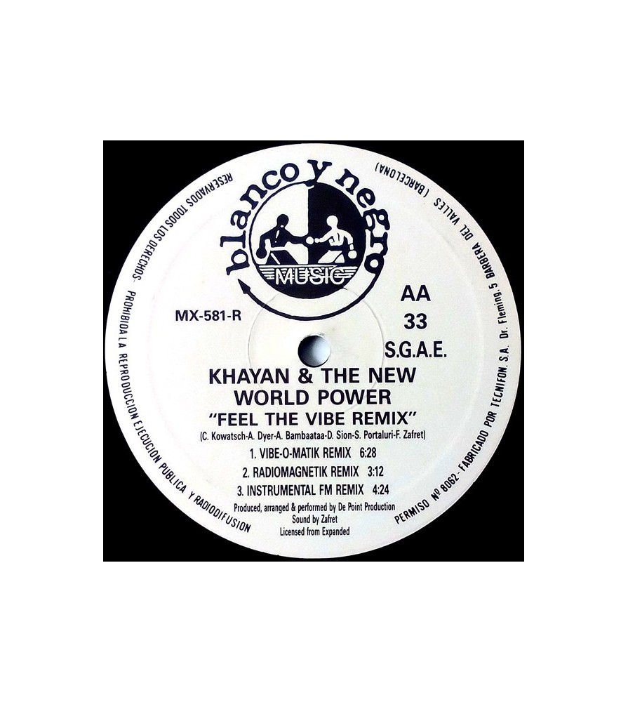 Afrika Bambaataa Pres. Khayan ‎– Feel The Vibe (Nuevos Remixes) 