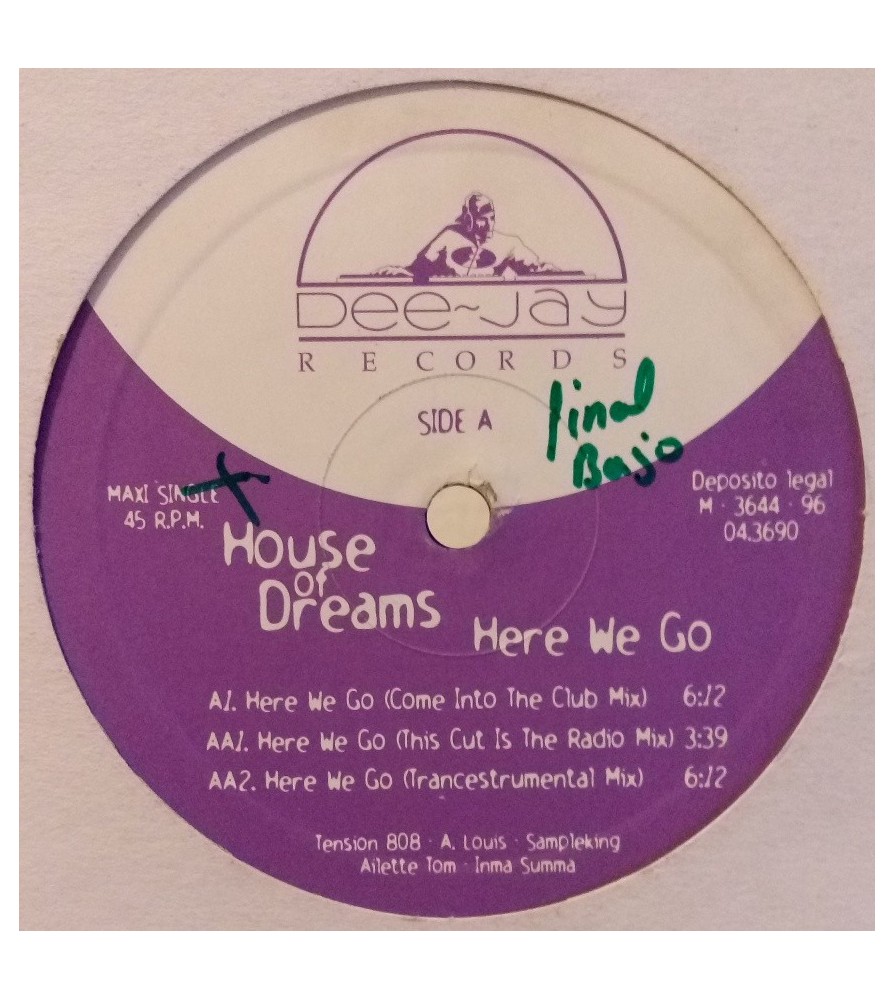 House Of Dreams ‎– Here We Go