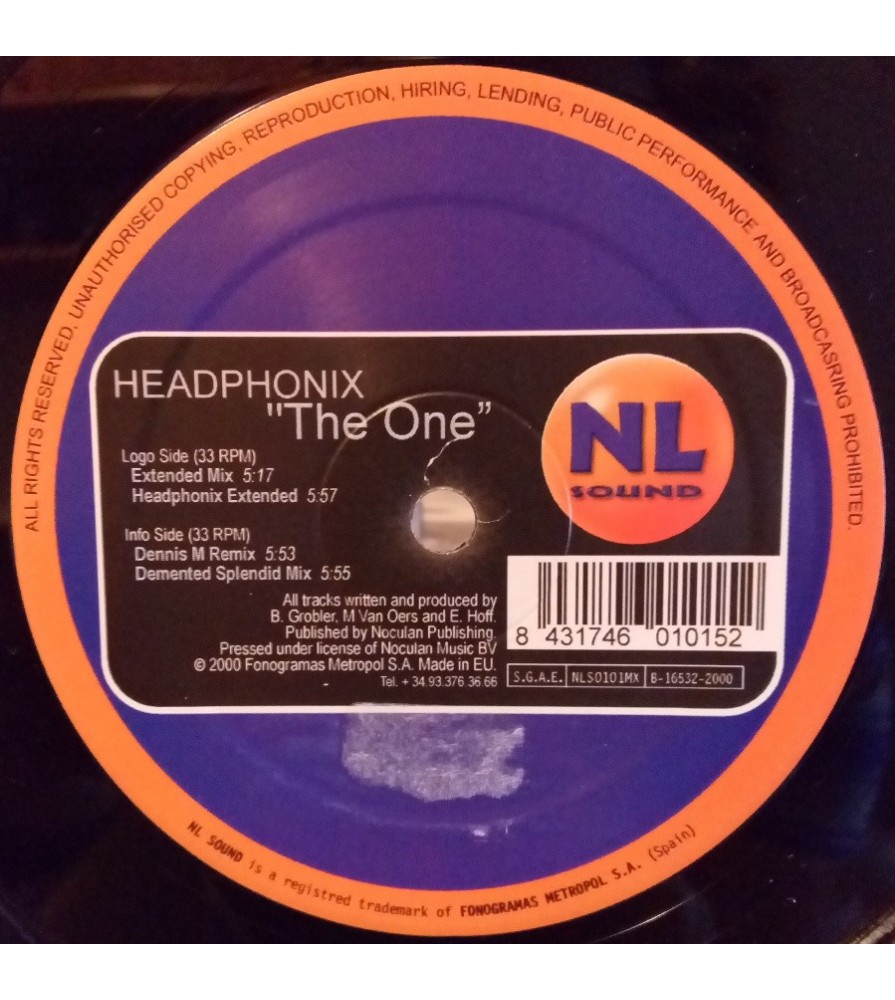 Headphonix ‎– The One 