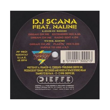 DJ Scana Feat. Naline ‎– Dream On Me 