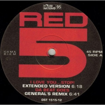 Red 5 ‎– I Love You...Stop