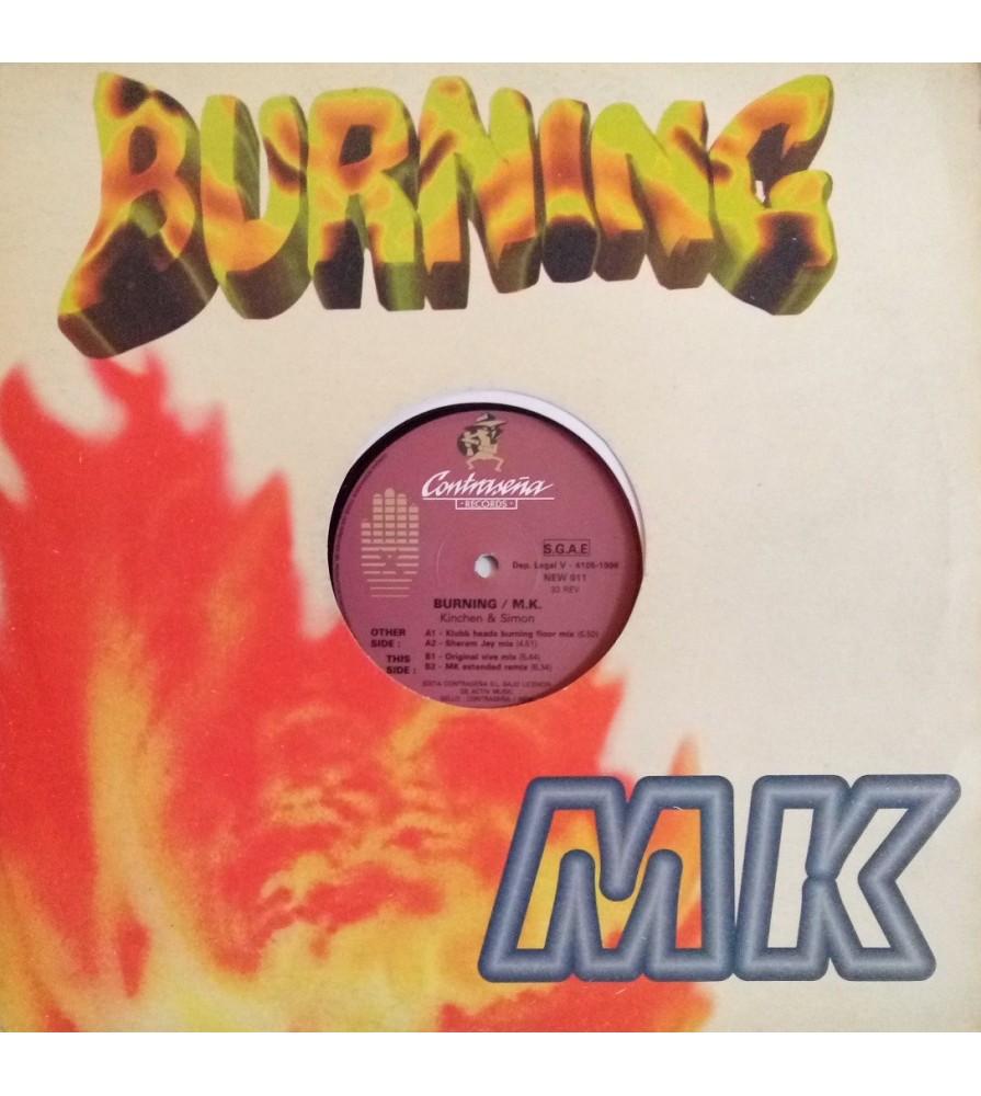 MK ‎– Burning (NEW RECORDS)