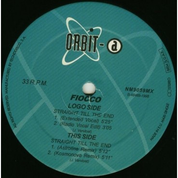 Fiocco ‎– Straight Till The End (ORBIT-A)