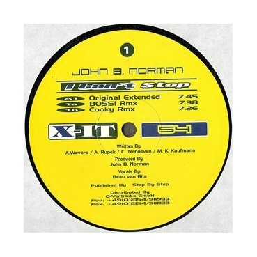 John B. Norman ‎– I Can't Stop 