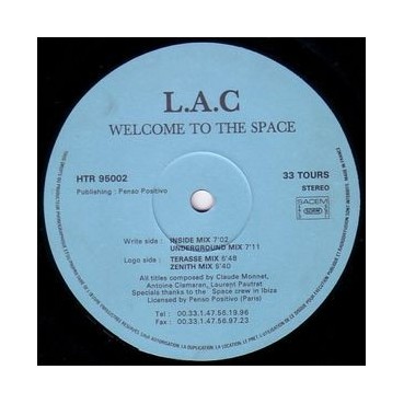 L.A.C ‎– Welcome To The Space