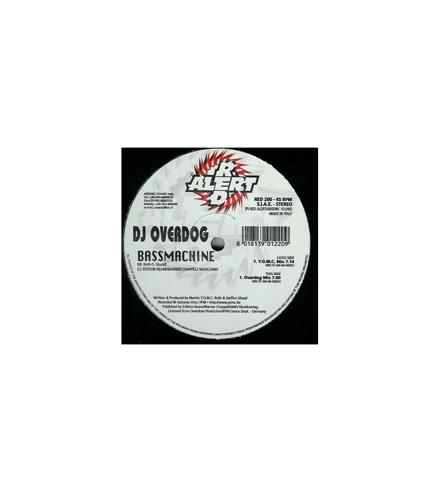 DJ Overdog ‎– Bassmachine 