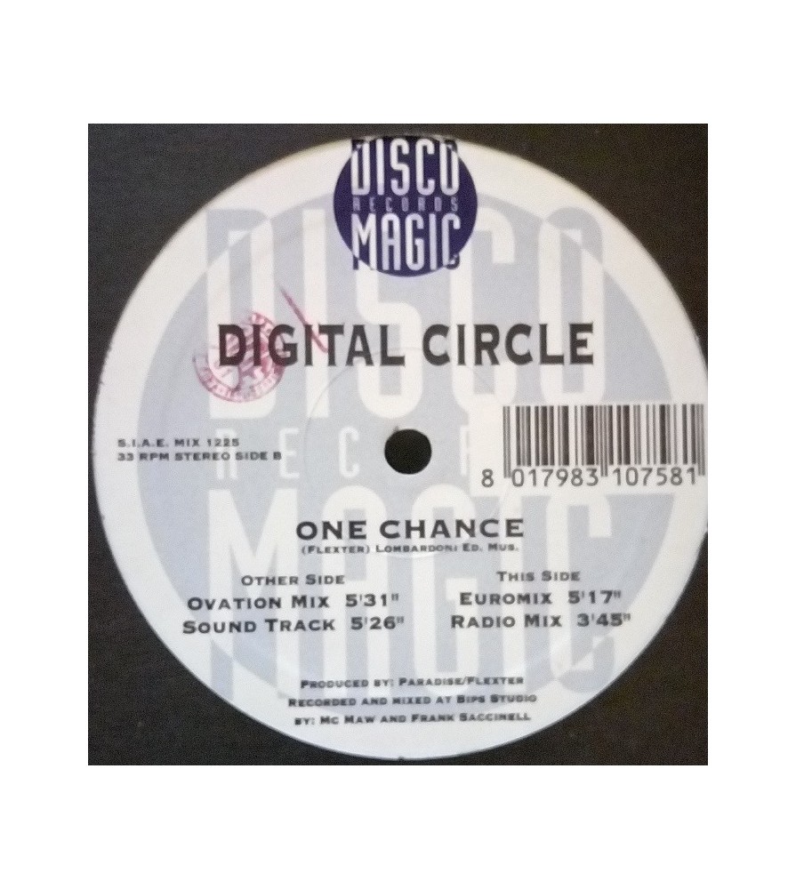 Digital Circle ‎– One Chance 