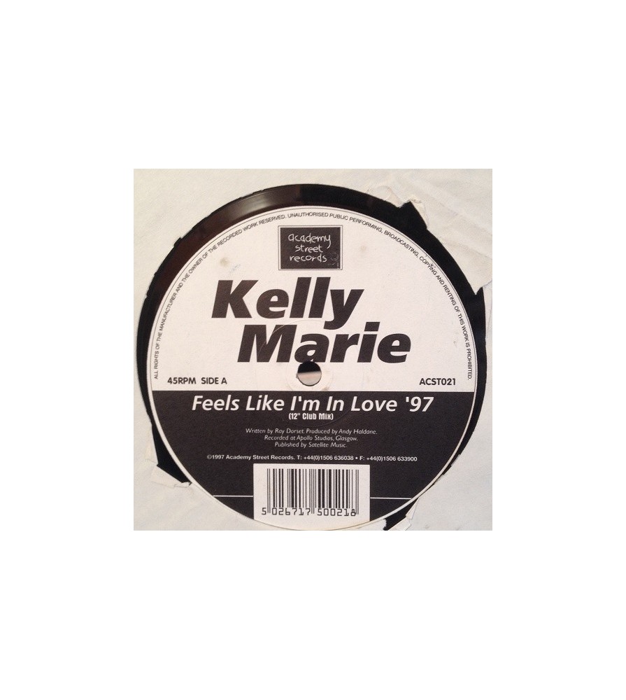 Kelly Marie ‎– Feels Like I'm In Love '97 