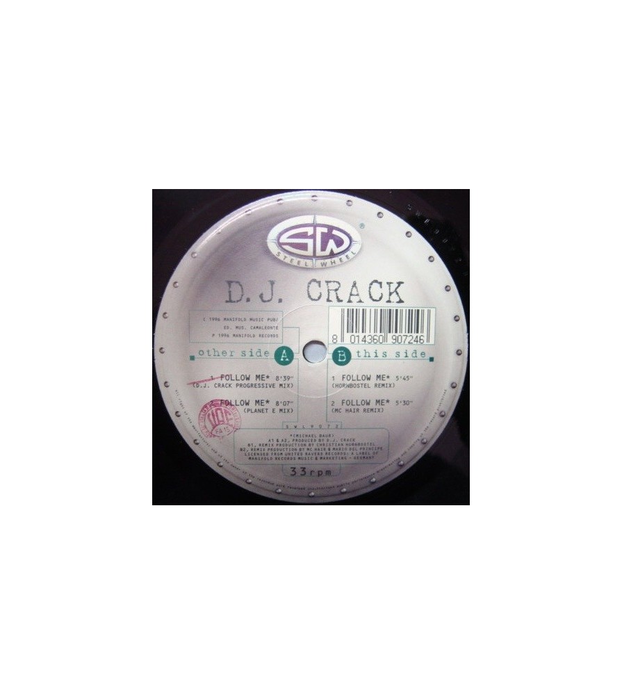 DJ Crack ‎– Follow Me (In This Analog World) (Mix & Remix)