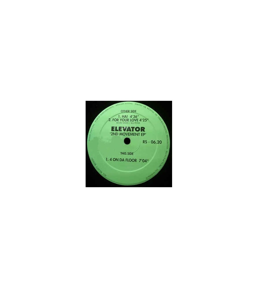 Elevator ‎– 2nd Movement EP 