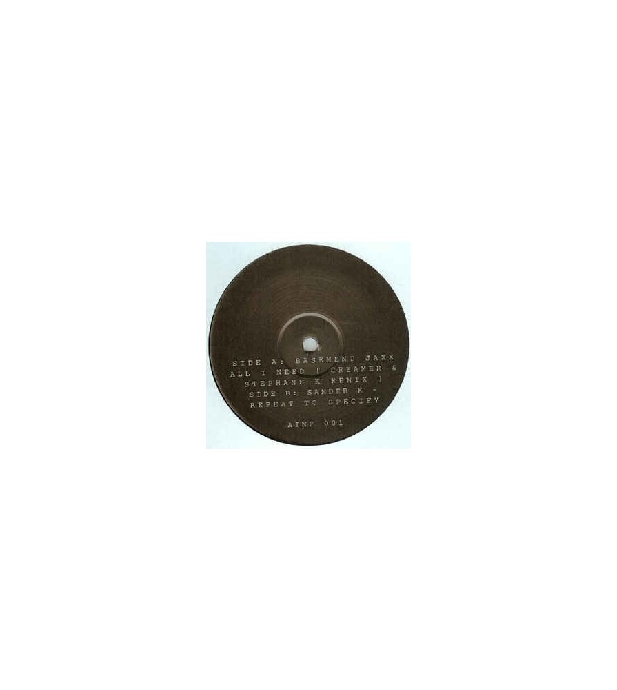 Basement Jaxx ‎– All I Need 