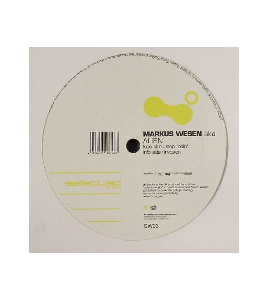 Markus Wesen ‎– Stop Foolin