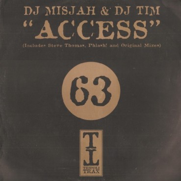 DJ Misjah & DJ Tim - Access(CLÁSICO DE LOS 90,COPIA IMPORT NUEVA¡¡)