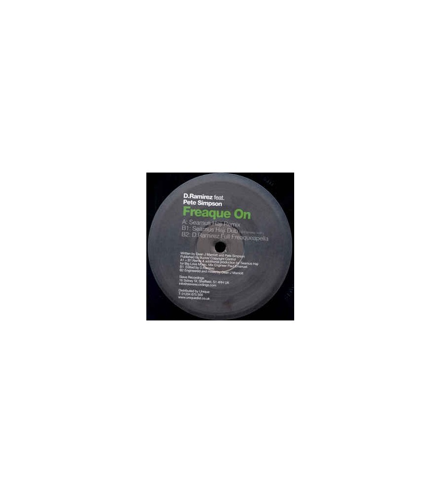 D.Ramirez Feat. Pete Simpson ‎– Freaque On (Remixes)
