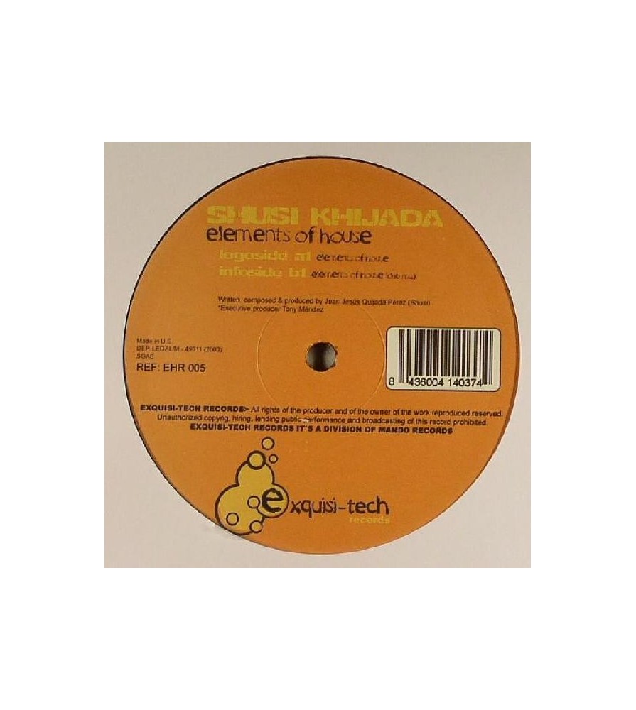 Shusi Khijada ‎– Elements Of House 