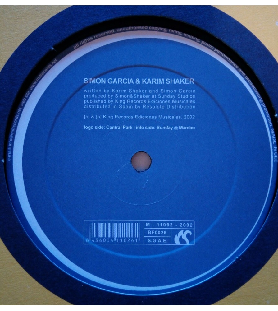 Simon Garcia & Karim Shaker ‎– Sunday @ Mambo 