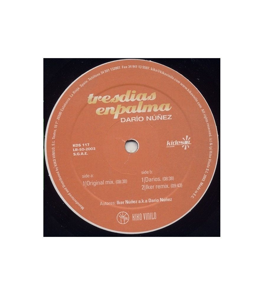 Dario Núñez ‎– Tresdias En Palma