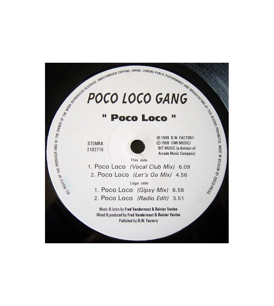 Poco Loco Gang ‎– Poco Loco (BIT MUSIC)