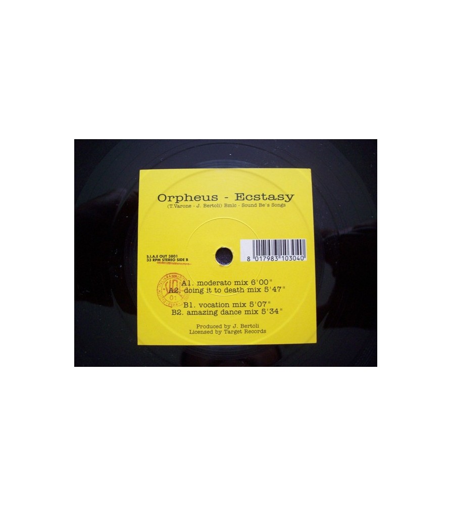 Orpheus ‎– Ecstasy 