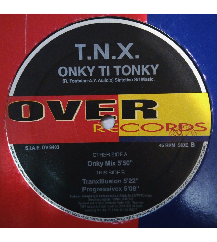 T.N.X ‎– Onky Ti Tonky 