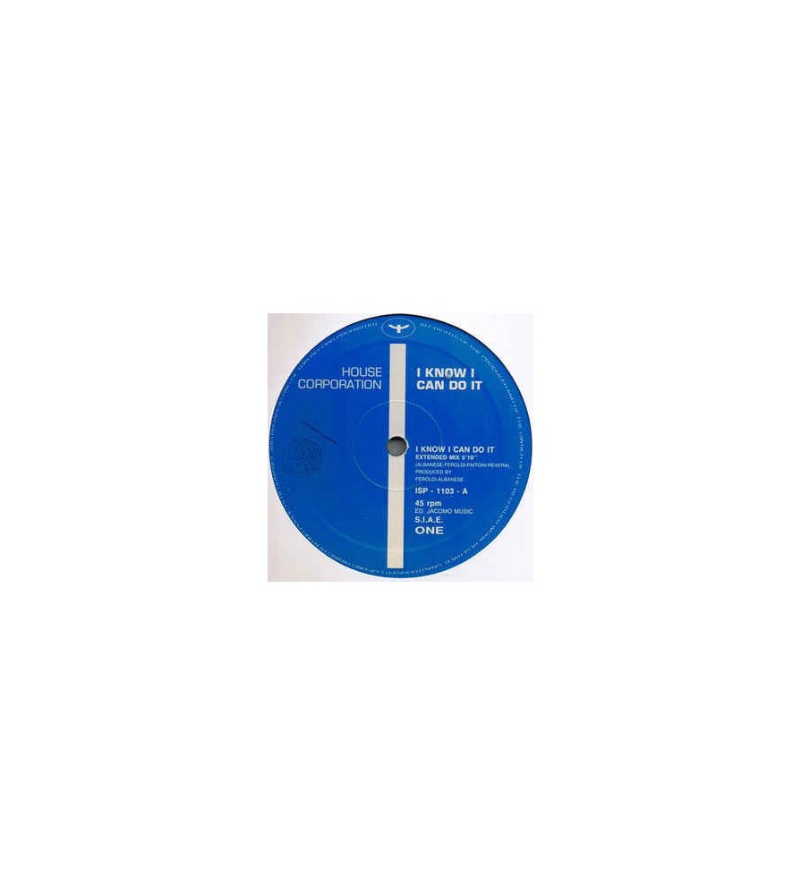 House Corporation ‎– I Know I Can Do It 