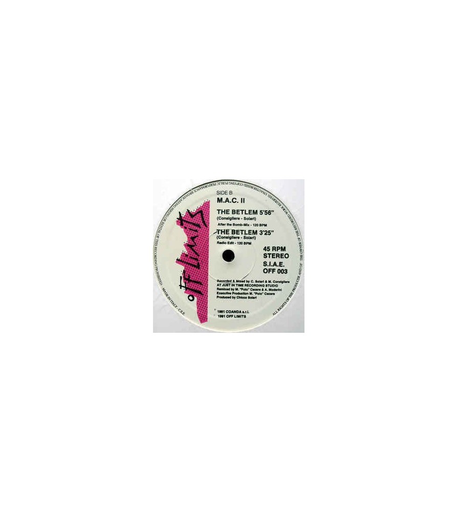M.A.C. II ‎– The Betlem 