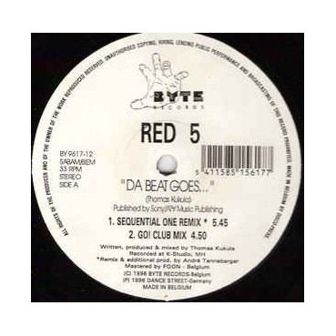 Red 5 ‎– Da Beat Goes (BYTE RECORDS)