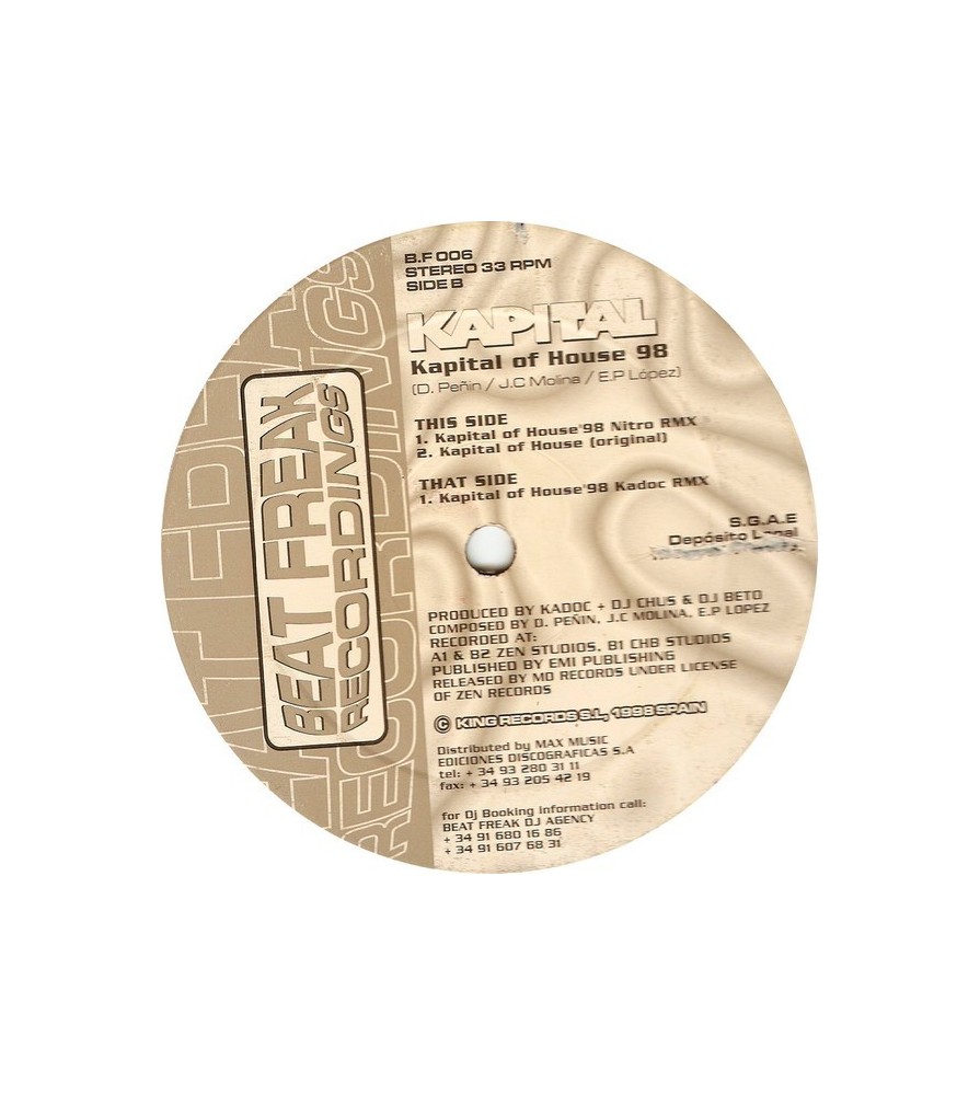 Kapital ‎– Kapital Of House 98 