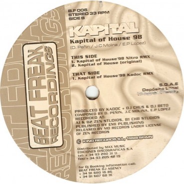 Kapital ‎– Kapital Of House 98 