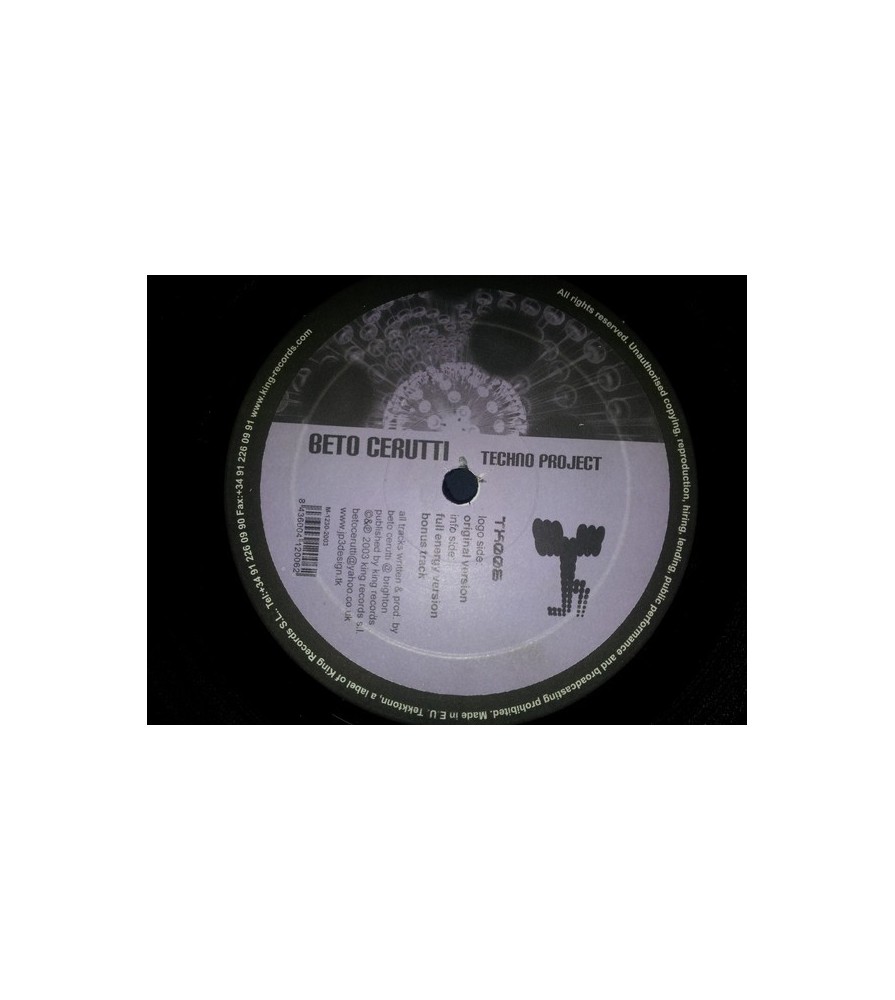 Beto Cerutti ‎– Techno Project 